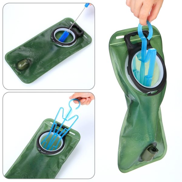 WADEO Hydration Pack Cleaning Kit for Hydration Bladder 2 Liter Leak
