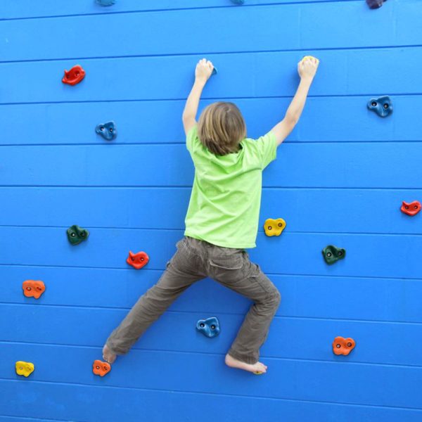 WADEO 20 Rock Climbing Holds For Kids Children With Installation